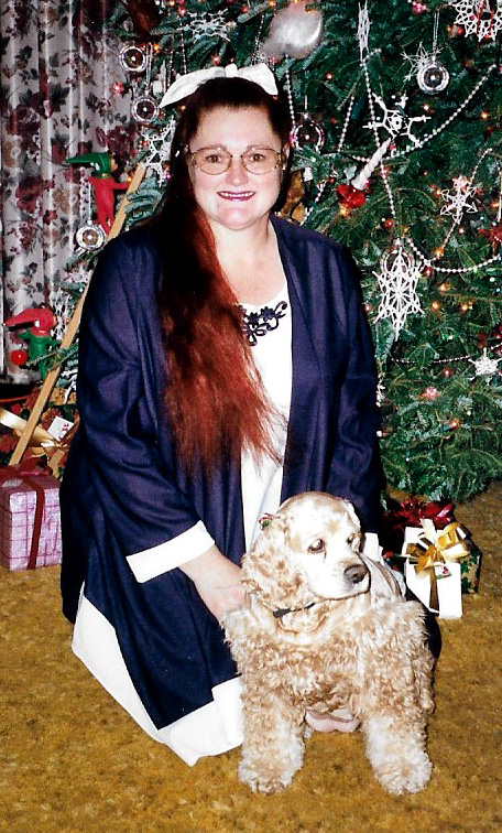 Patricia Hobson and her puppy Elsa May who was her best friend until she passed away at the age of 18.