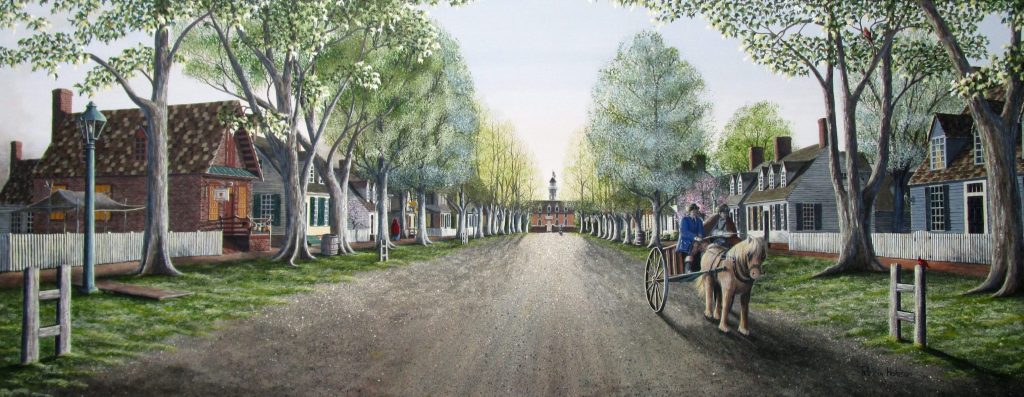 This historical Williamsburg art print will make you feel like you are walking right down the Duke of Gloucester Street. 